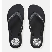 Japonki plażowe męskie RIP CURL Icons Of Surf Bloom Open Toe czarne
