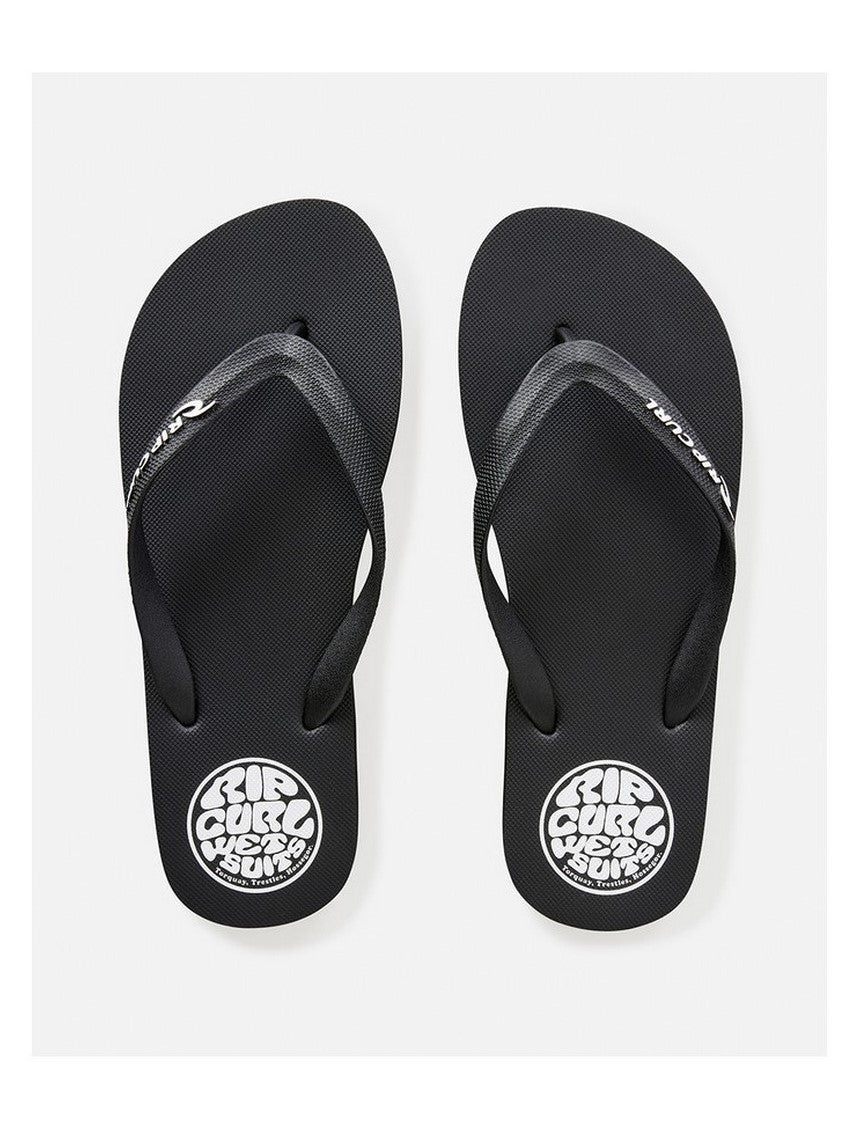 Japonki plażowe męskie RIP CURL Icons Of Surf Bloom Open Toe czarne