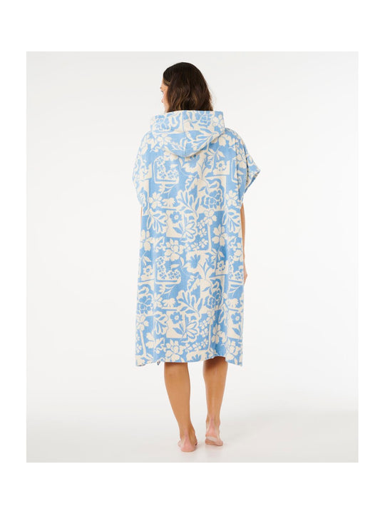 Ponczo damskie RIP CURL Mixed Hooded Towel zielone
