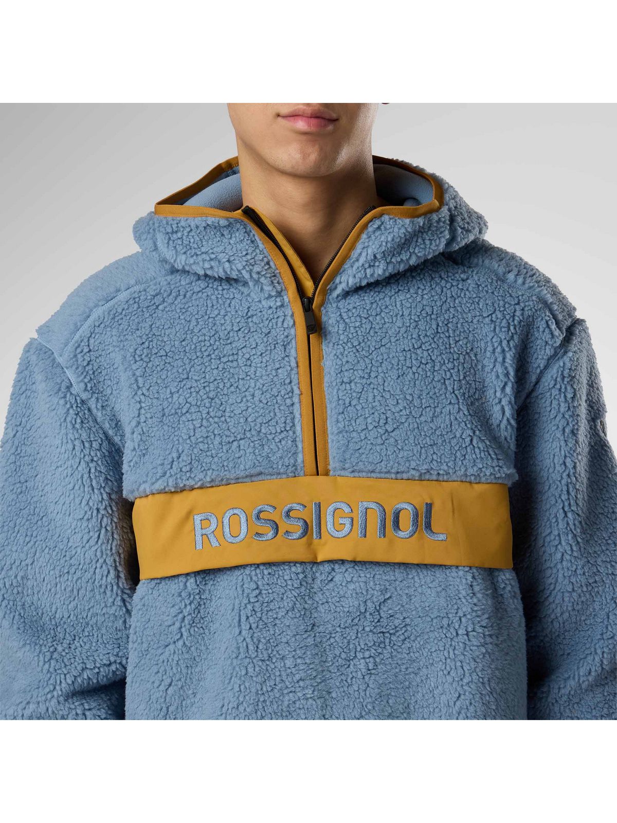 Bluza męska ROSSIGNOL Alltrack Anorak Fleece niebieska