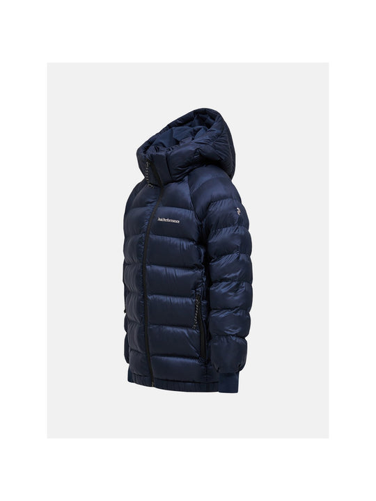 Kurtka PEAK PERFORMANCE Jr Tomic Insulated Hood Jacket granatowy
