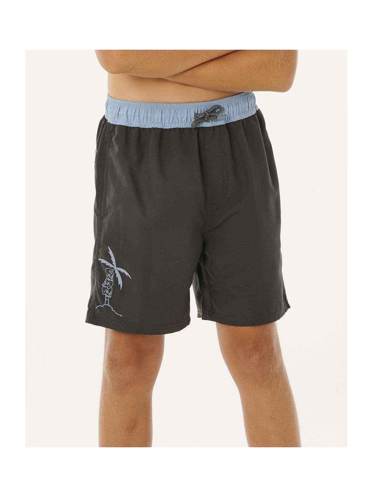 Boardshorty chłopięce RIP CURL Eternal Shred Block Volley-Boy czarne
