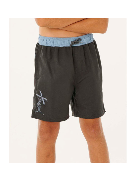Boardshorty chłopięce RIP CURL Eternal Shred Block Volley-Boy czarne
