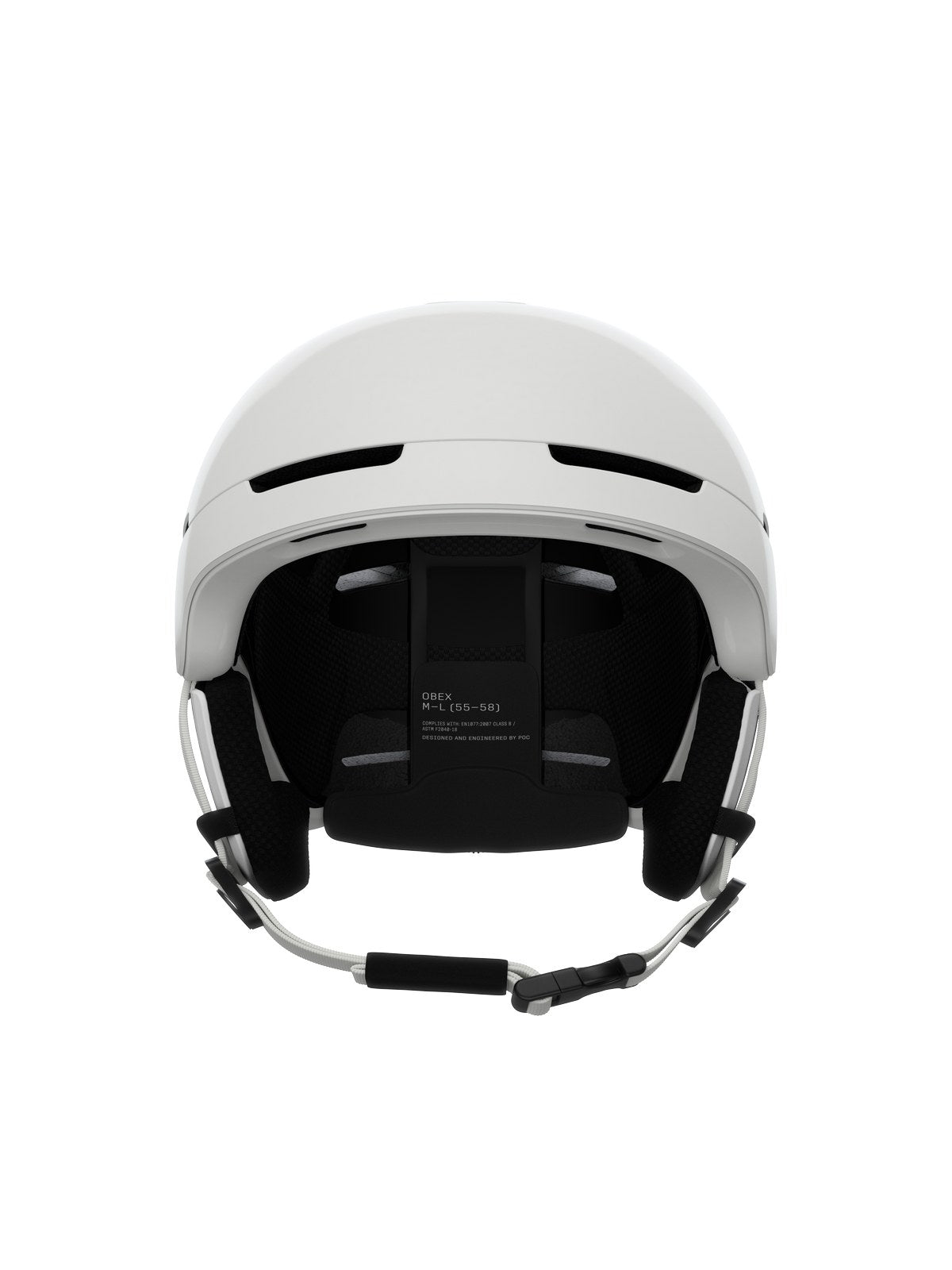 Kask narciarski POC Obex MIPS biało pomarańczowy