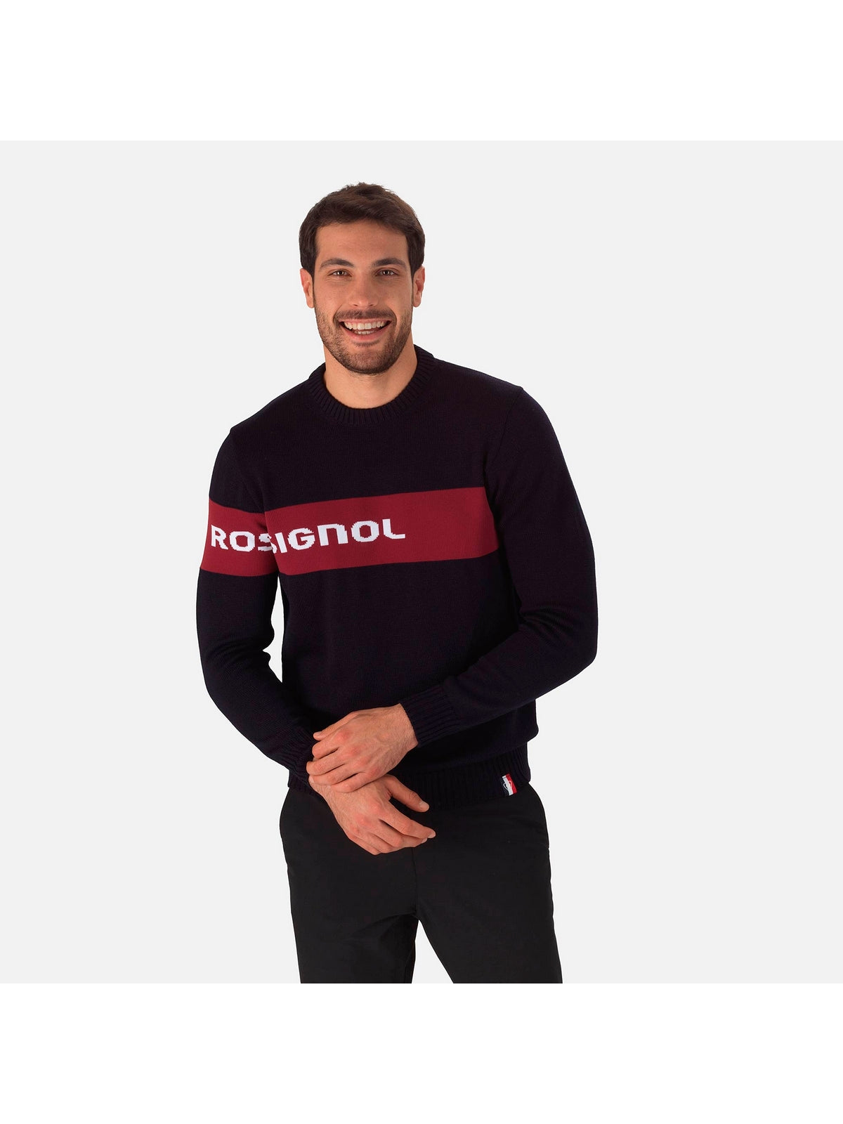Sweter ROSSIGNOL Band Knit granatowy - Adventure Sports