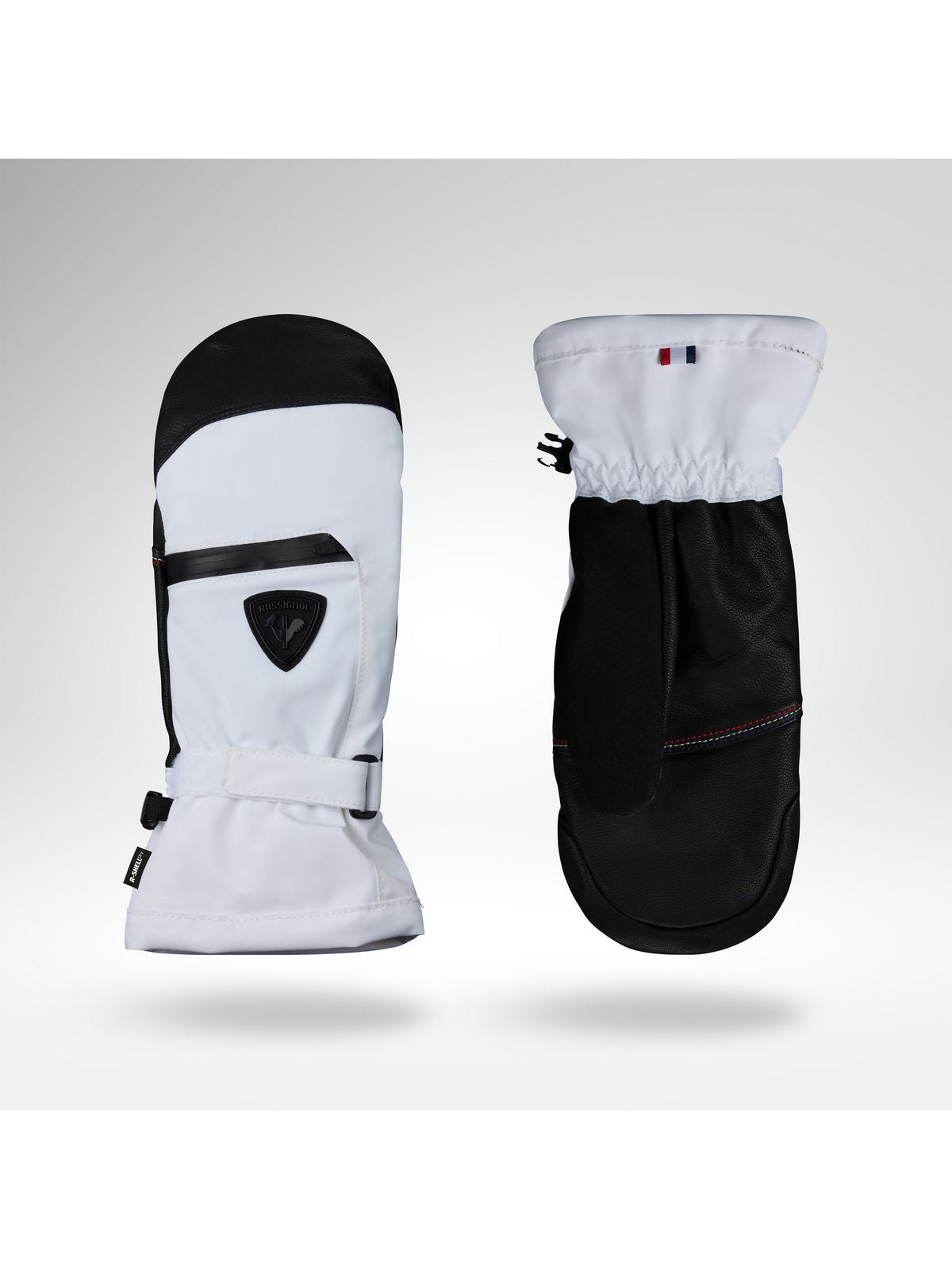 Rękawice narciarskie damskie ROSSIGNOL W Romy Mittens R-Shell Dry białe
