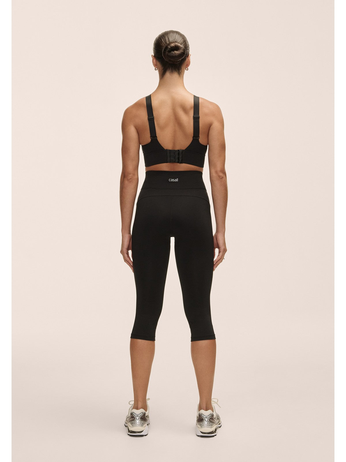 Legginsy treningowe damskie CASALL Essential 3/4 Tights kolor czarny