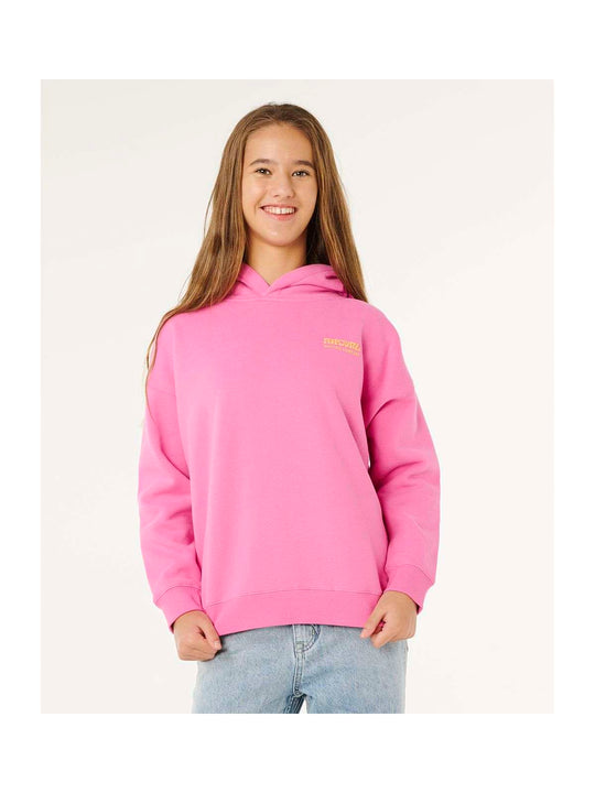 Bluza dziewczęca RIP CURL Surf Puff Hood-Girl różowa
