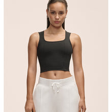 Top damski treningowy Casall Edge Crop Top czarny
