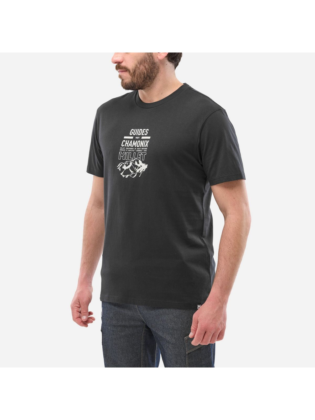 Koszulka MILLET CDG CHAMONIX LOGO TS SS M czarny