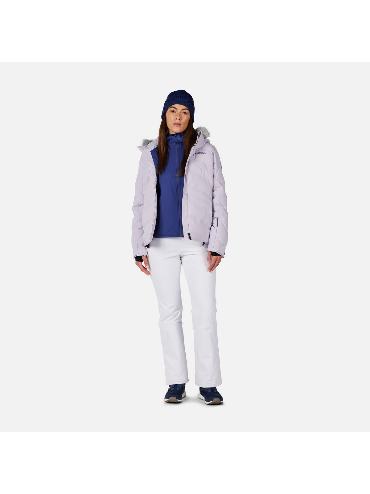 Spodnie narciarskie damskie ROSSIGNOL W Ski Softshell Pant białe