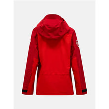Kurtka narciarska damska PEAK PERFORMANCE 40Y R&amp;D Long GORE-TEX 3L C-KNIT Shell Jacket czerwona
