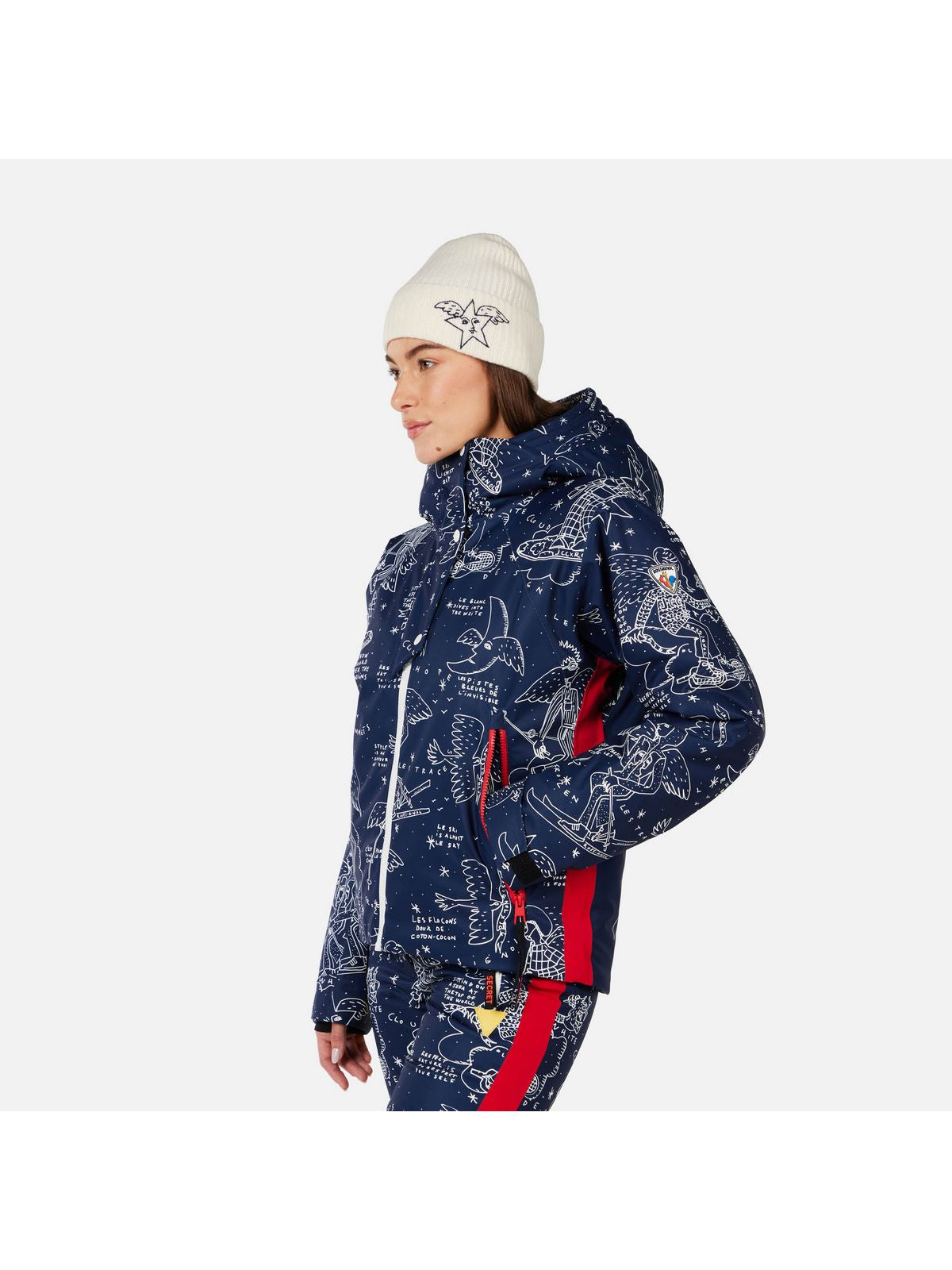 Kurtka narciarska damska ROSSIGNOL W JCC SUBLIM JKT granatowa