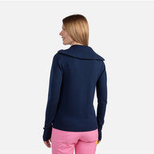 Sweter damski ROSSIGNOL W Jcc 1/2 Zip niebieski
