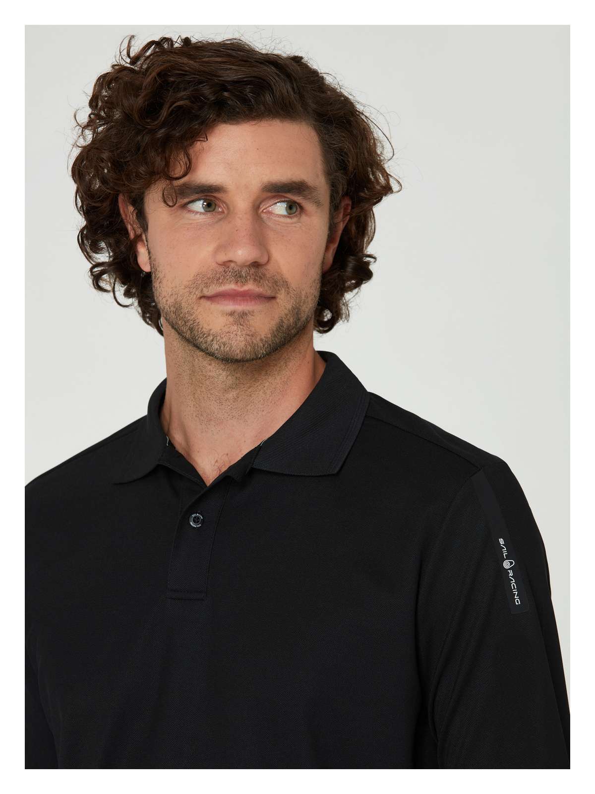 Koszulka męska SAIL RACING M Spray Technical Ls Polo czarna