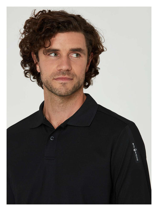 Koszulka męska SAIL RACING M Spray Technical Ls Polo czarna
