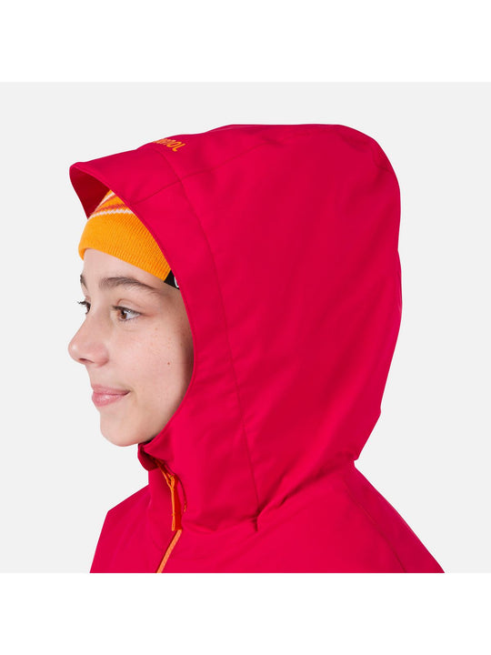 Kurtka narciarska dziecięca ROSSIGNOL Jr Strawpile Jkt czerwony
