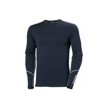 Koszulka męska HELLY HANSEN Lifa Merino Midweight Crew  kolor granatowy
