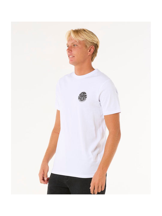 Koszulka RIP CURL Wettie Icon Tee biały
