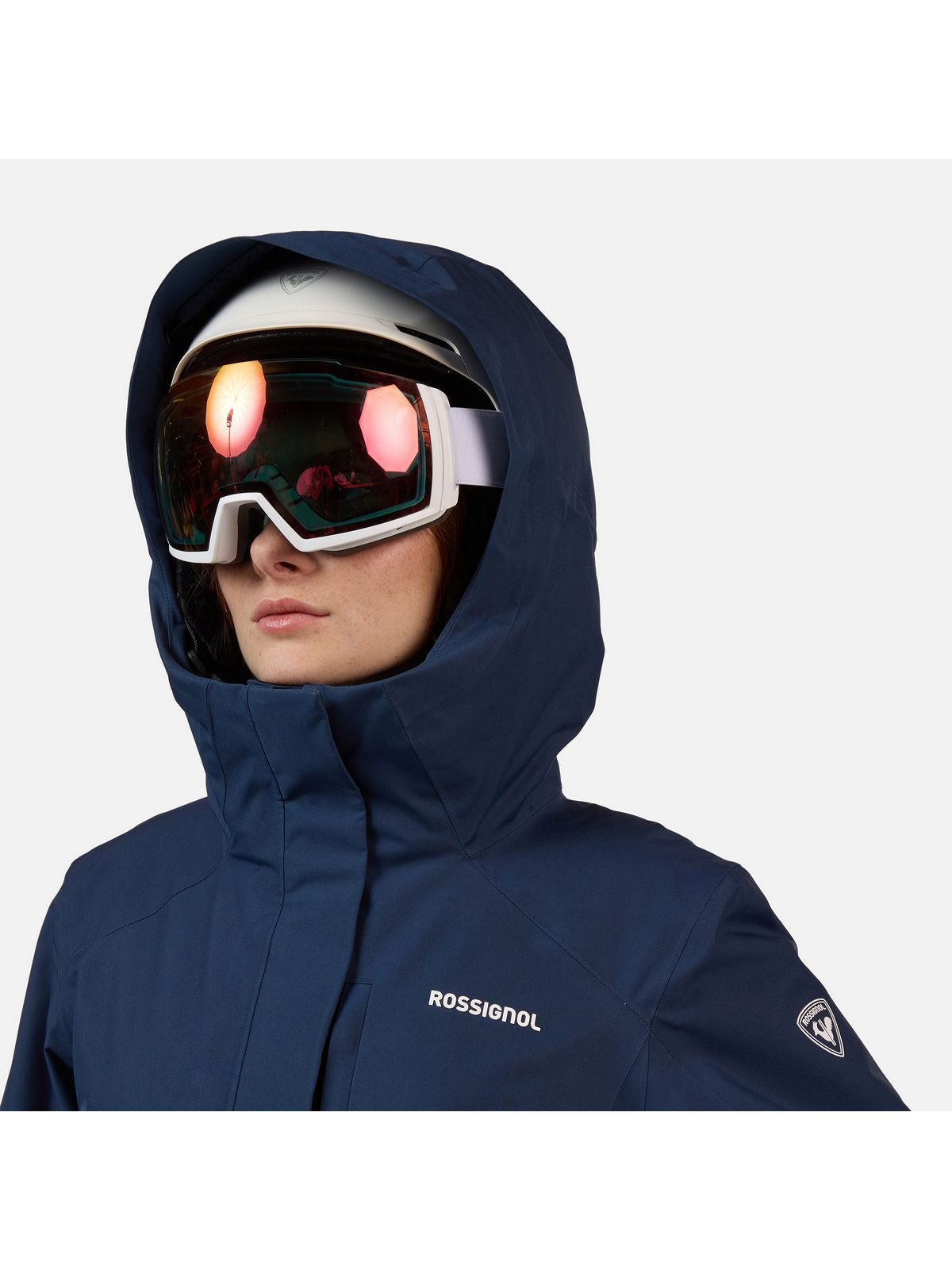 Kurtka narciarska damska ROSSIGNOL W VELIKA INSULATED JKT granatowa