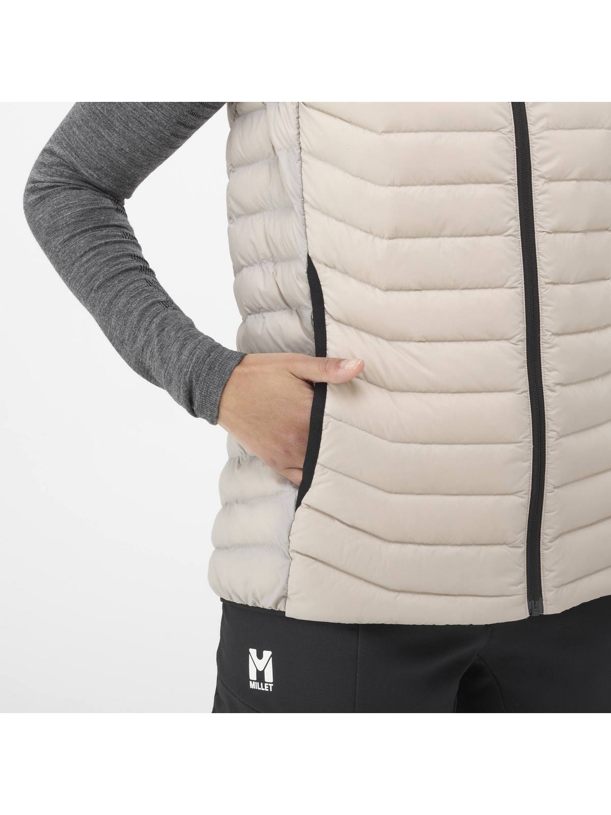 Kurtka MILLET W Kamet Light Down Vest beżowy