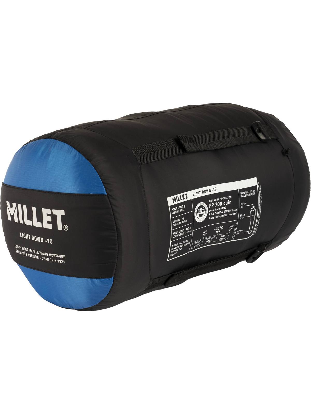 Śpiwór MILLET Light Down -10 Niebieski