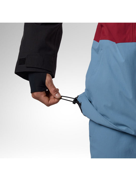 Kurtka narciarska męska ROSSIGNOL Outerlimits Insulated Jkt bordowa
