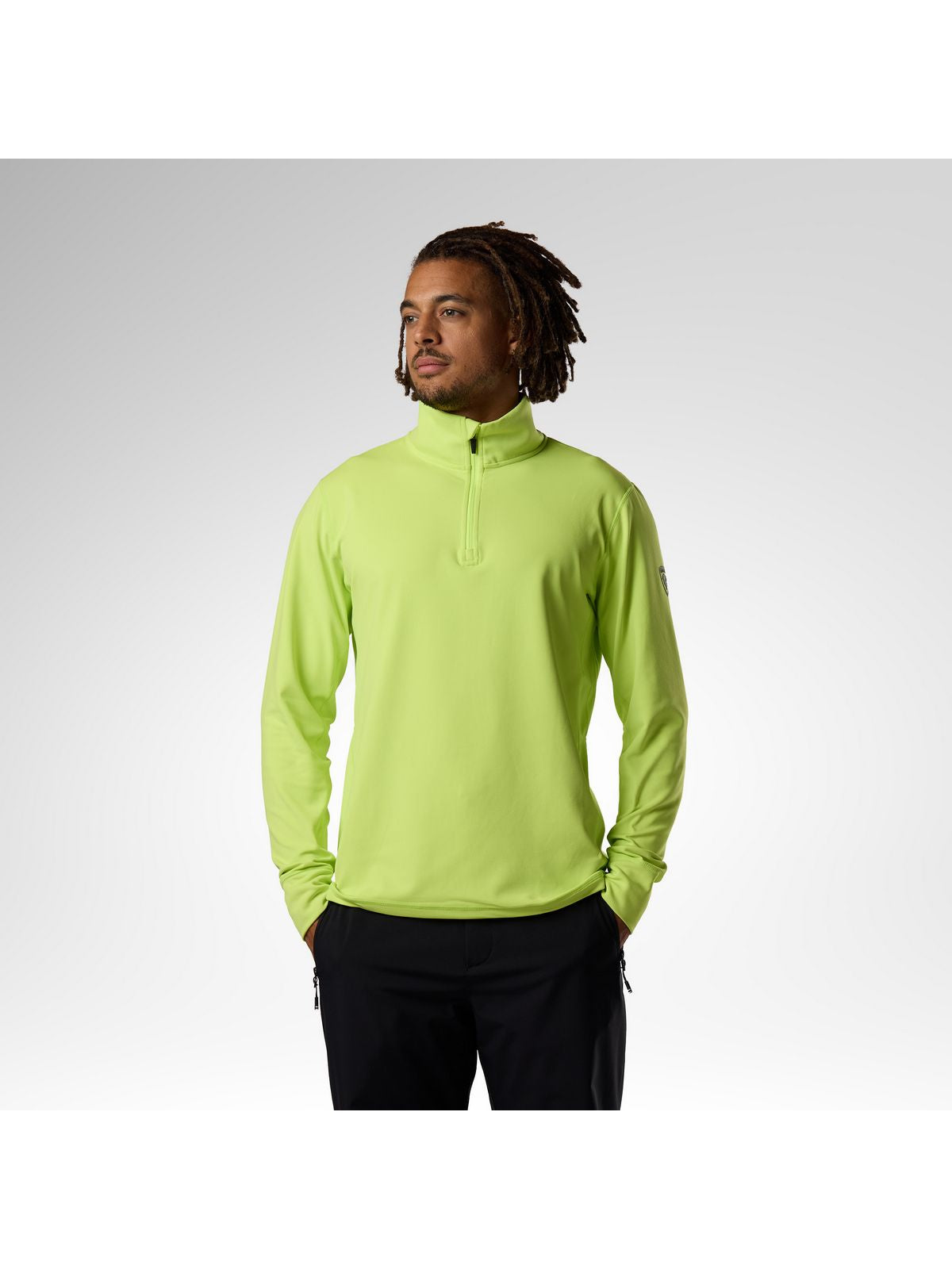 Bluza męska ROSSIGNOL Mid Layer Stretch Hz żółta