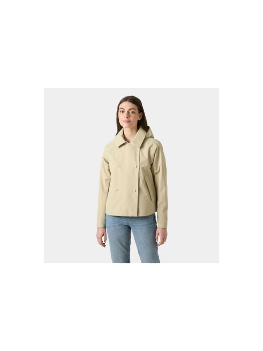 Kurtka damska HELLY HANSEN W Avenue Short Trench Beżowa

