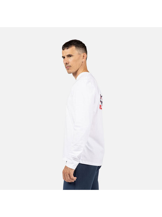 Koszulka męska ROSSIGNOL Long Sleeve Tee biała

