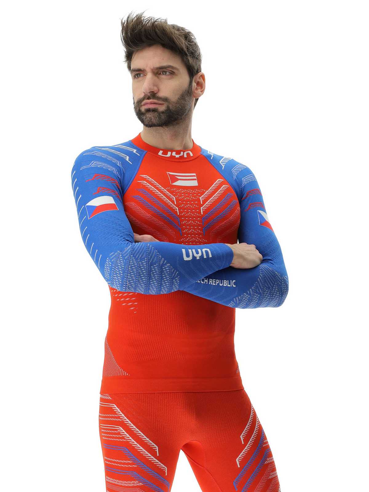 Koszulka termoaktywna UYN Natyon 3.0 Czech Republic Uw Shirt Lg Sl.Turtle Neck