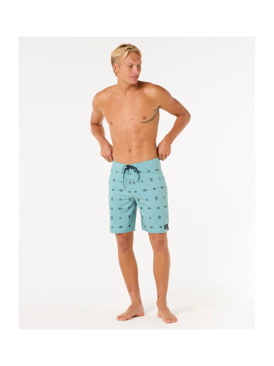 Szorty kąpielowe męskie RIP CURL Mirage Micro Diamond niebieskie
