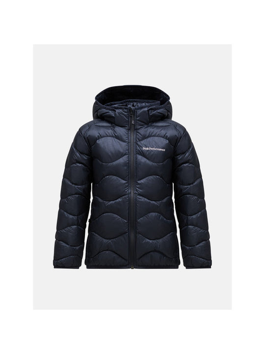 Kurtka puchowa dziecięca Peak Performance Jr Helium Down Hood Jacke czarny

