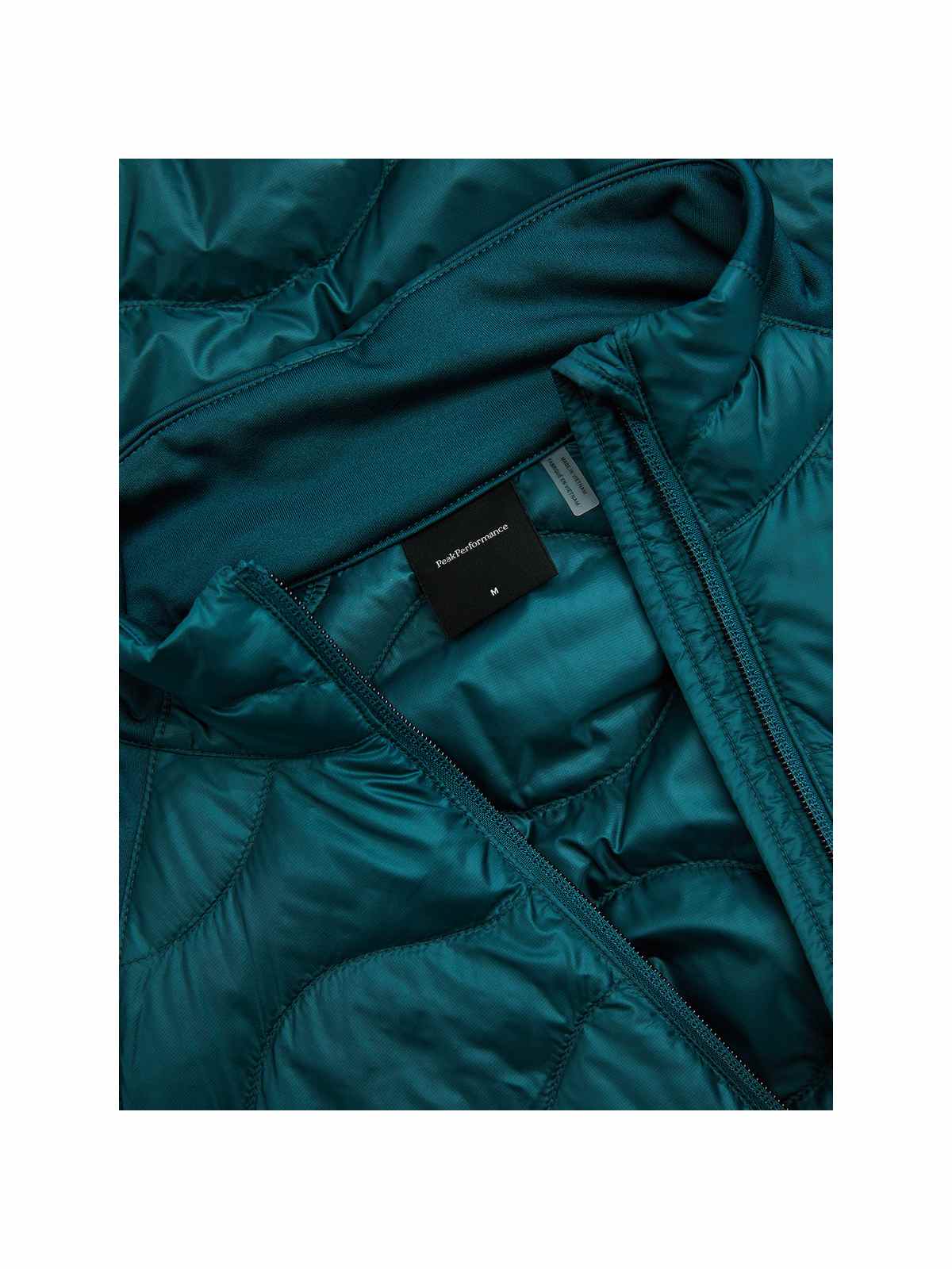 Kurtka puchowa męska PEAK PERFORMANCE M Helium Down Hybrid Jacket kolor zielony