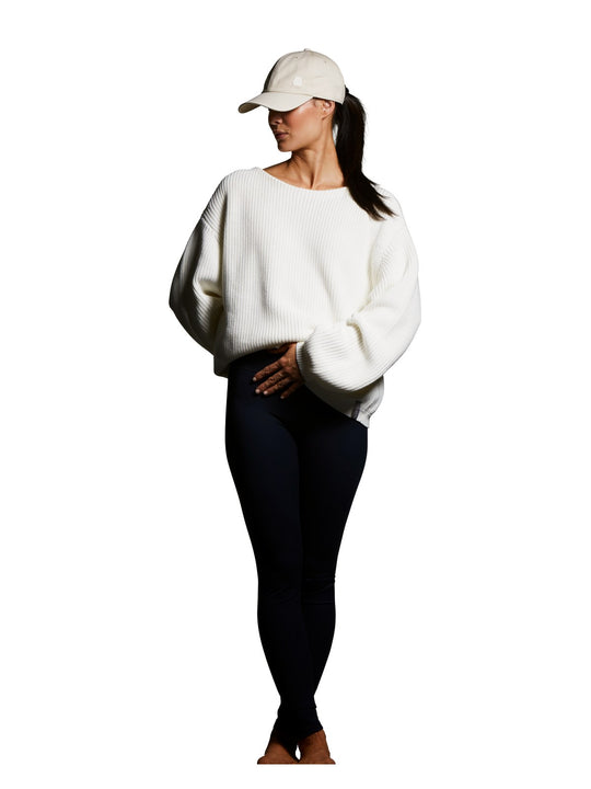 Sweter damski SAIL RACING W Sunlit Boatneck Sweater biały
