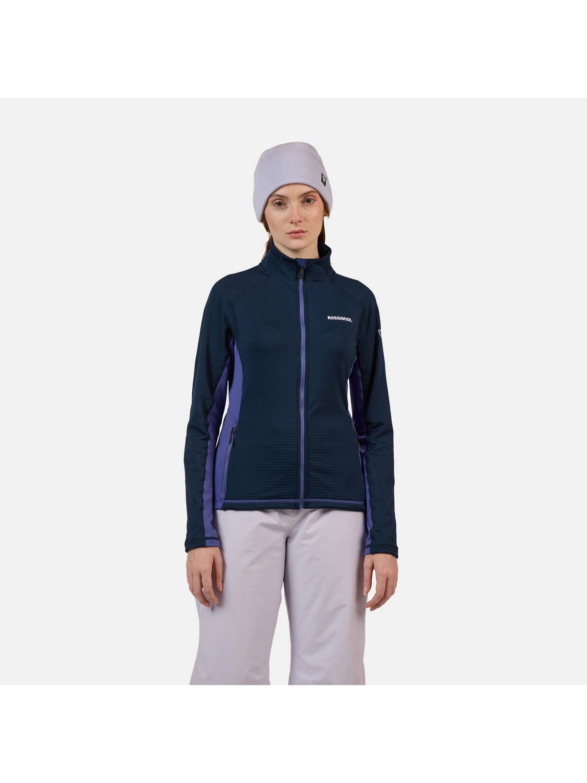 Bluza damska ROSSIGNOL W Blackside Mix HZ Fleece niebieska