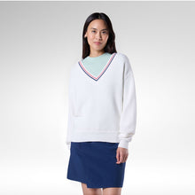 Sweter damski ROSSIGNOL W Knitted V Neck biały
