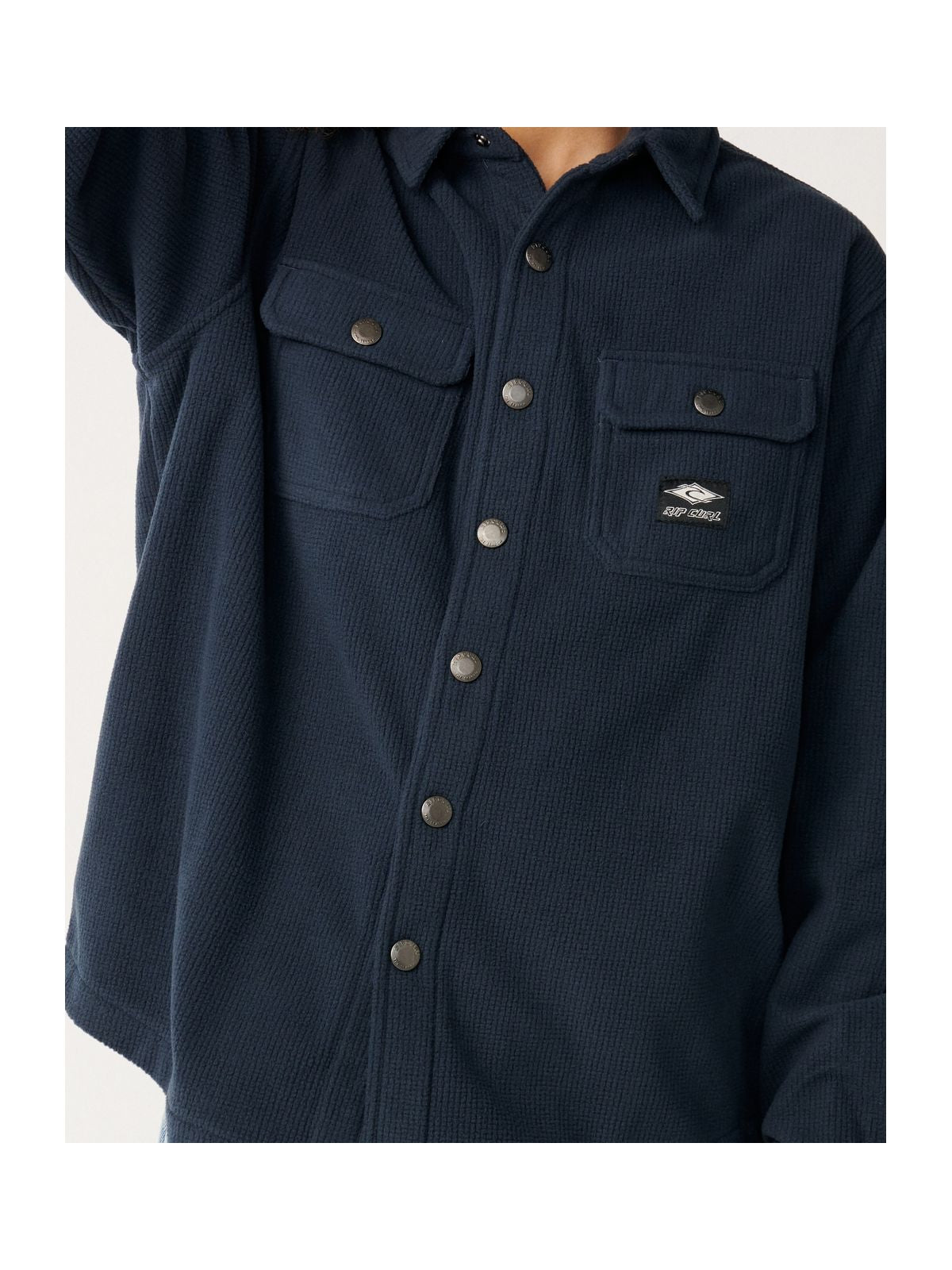 Koszula juniorska RIP CURL Sessions Polar Fleece Shirt-Bo granatowa