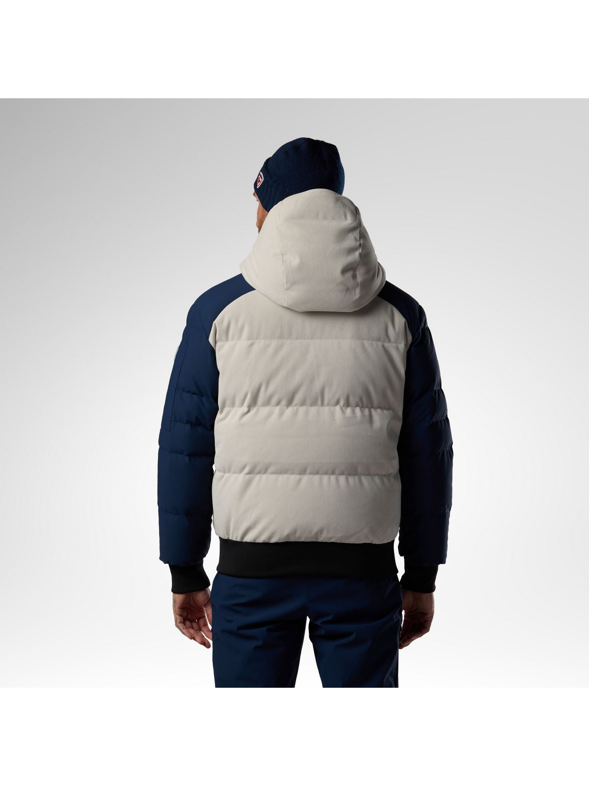 Kurtka narciarska męska ROSSIGNOL M Resort Corduroy Down Bomber szara