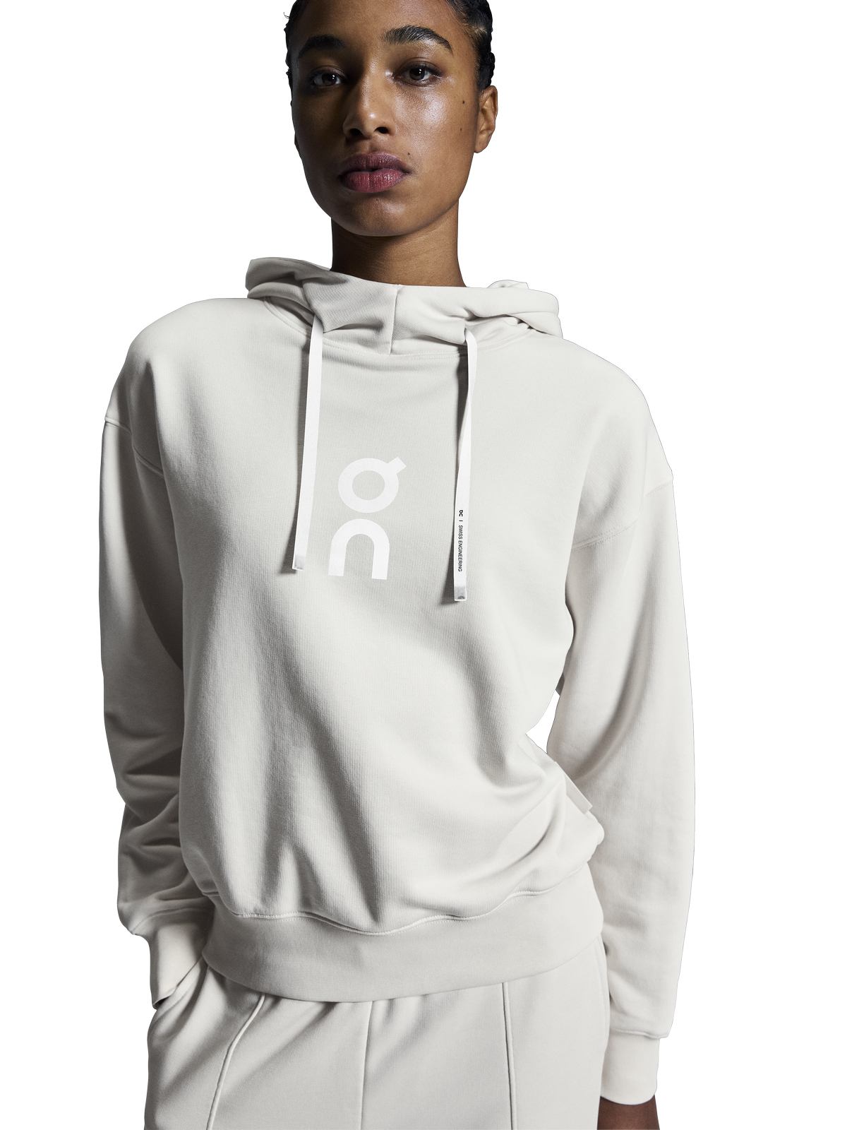 Bluza damska z kapturem ON RUNNING Club Hoodie szary