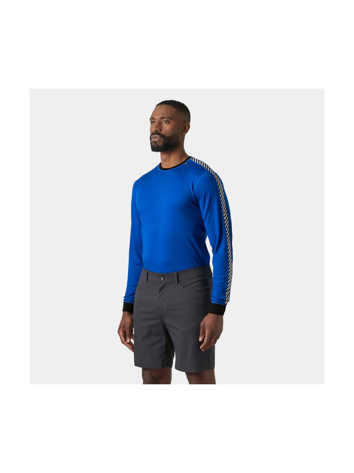 Bielizna termiczna męska HELLY HANSEN HH LIFA STRIPE CREW niebieska