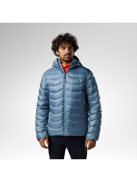 Kurtka puchowa męska ROSSIGNOL M Verok Down Hoodie Jacket niebieska
