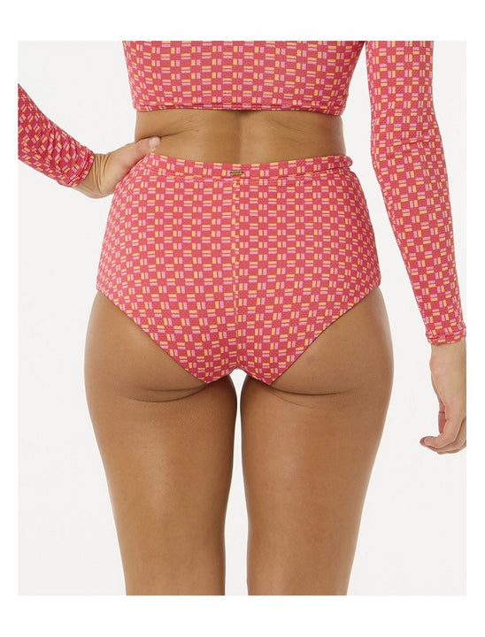 Majtki kąpielowe RIP CURL Shell Cove Boy Leg Pant czerwone
