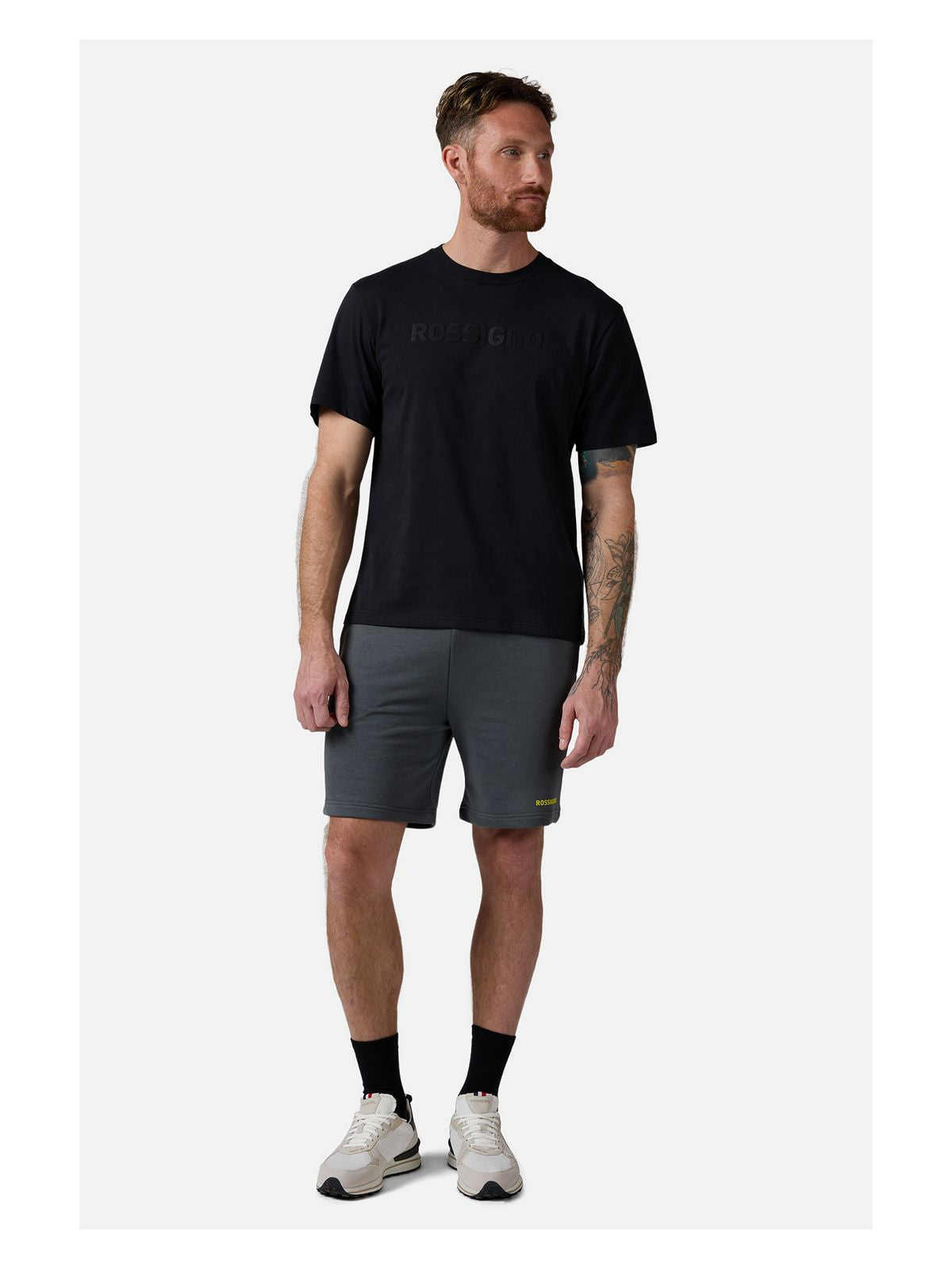 Koszulka męska ROSSIGNOL Prarion Tee czarny - Adventure Sports