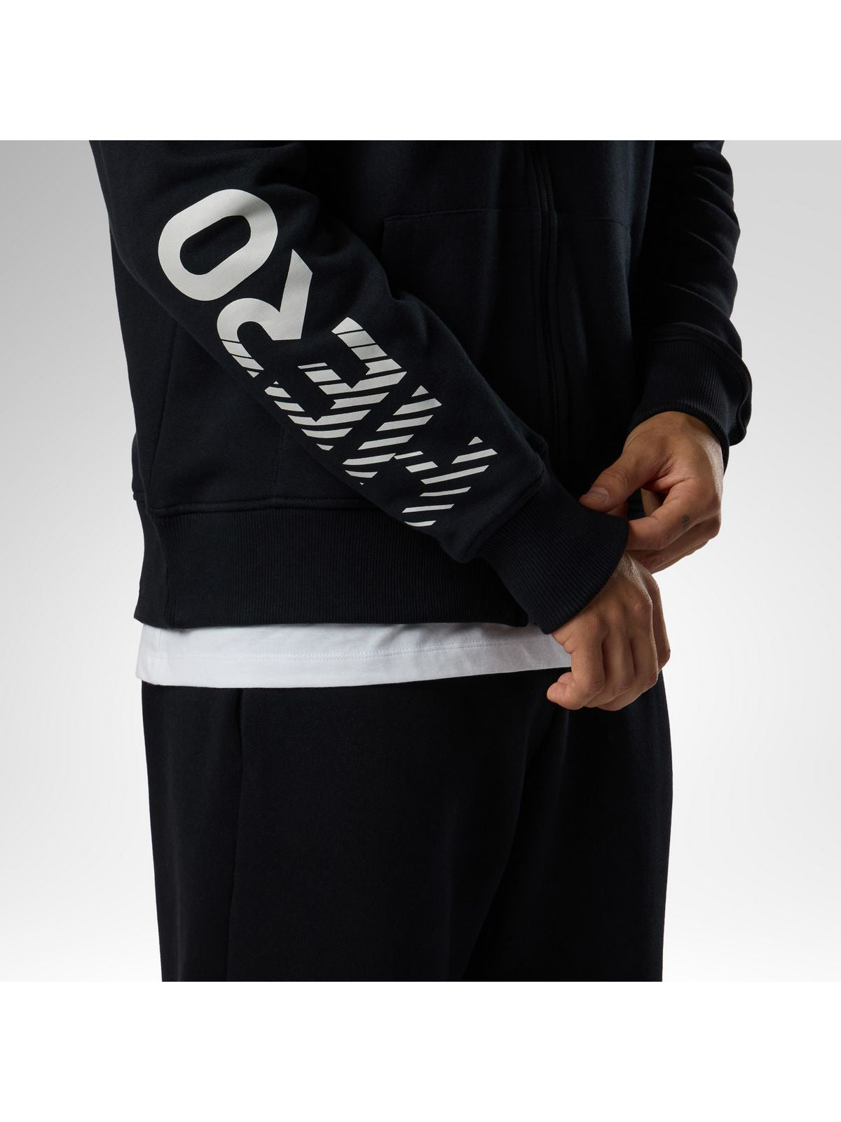 Bluza męska ROSSIGNOL M Hero Full Zip Hoodie czarna