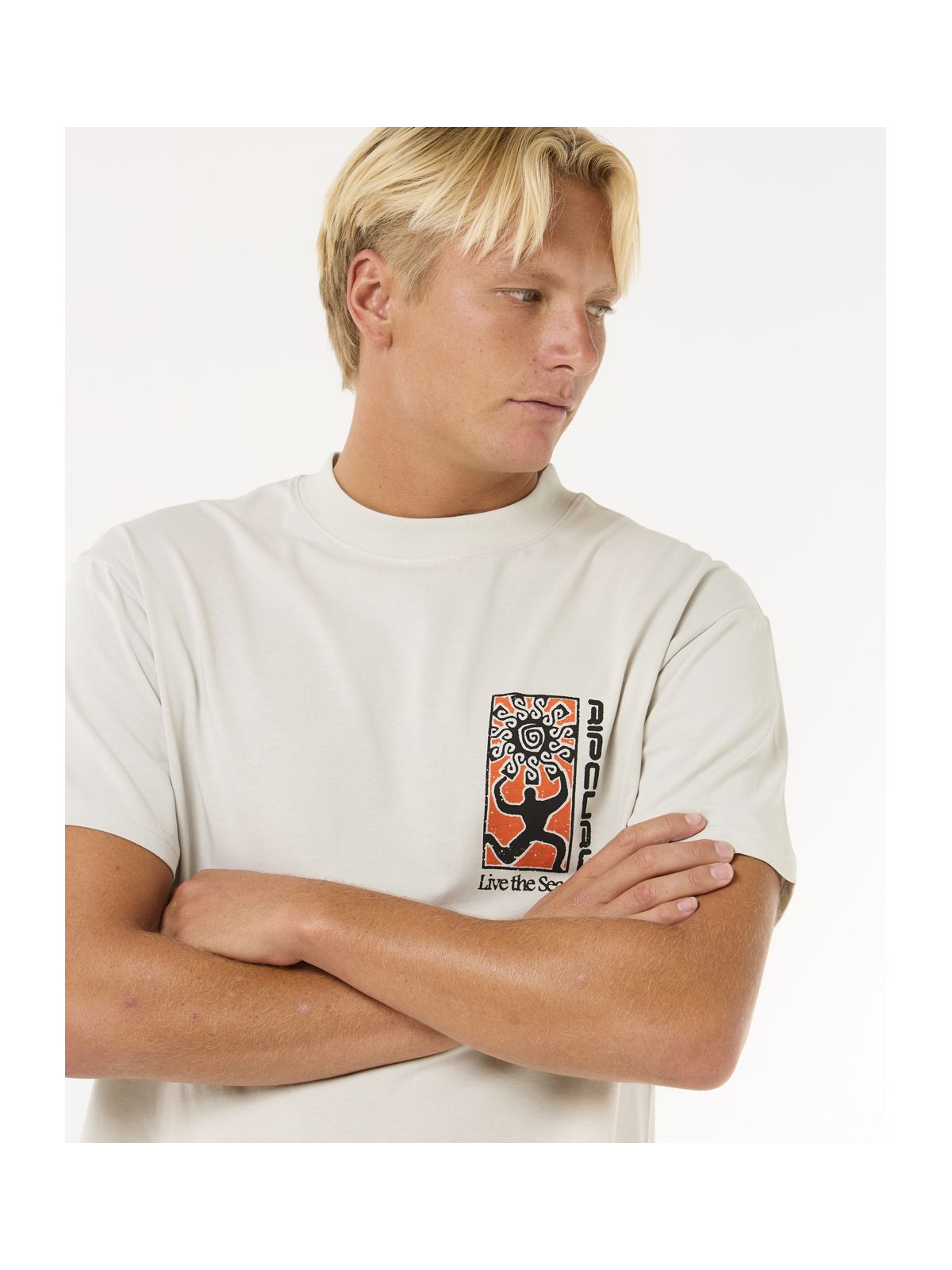 Koszulka RIP CURL Search Dawn Tee szary