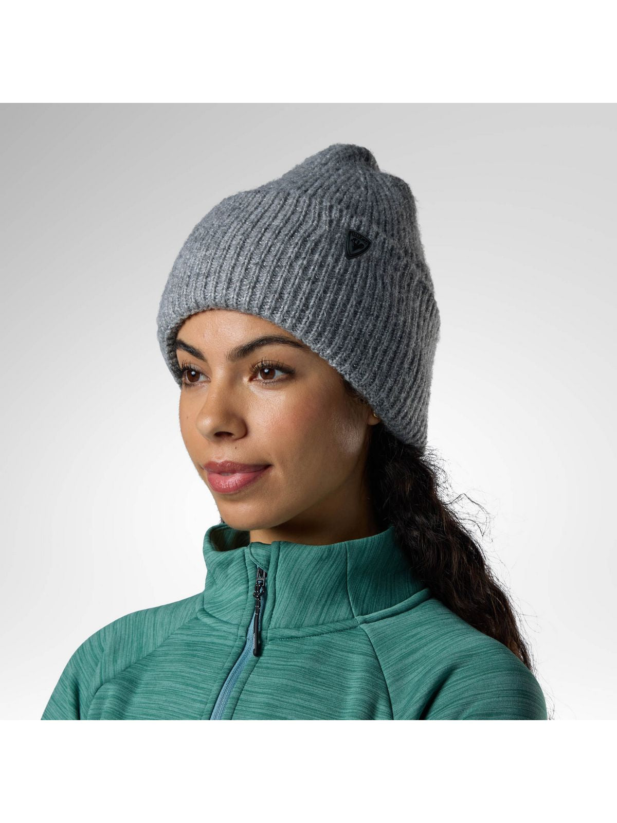Czapka damska ROSSIGNOL W Snowcrystal Beanie szara
