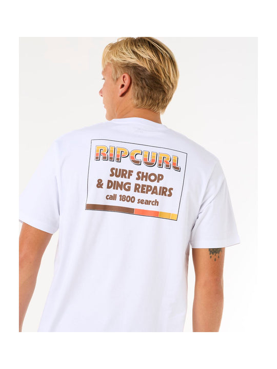 Koszulka RIP CURL Surf Revival Ding Repair Tee biały
