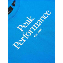 Koszulka PEAK PERFORMANCE Original T-Shirt Junior niebieski - Adventure Sports
