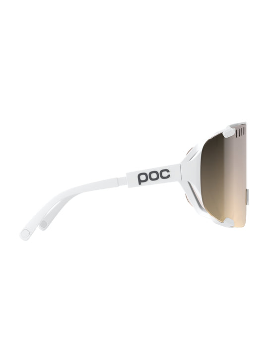 Okulary rowerowe POC Devour białe - Clarity Trail /Partly Sunny Silver cat.2
